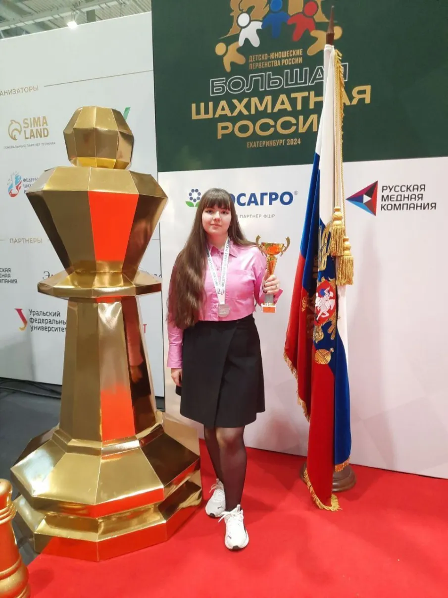 Серебро на Первенстве России по шахматам 